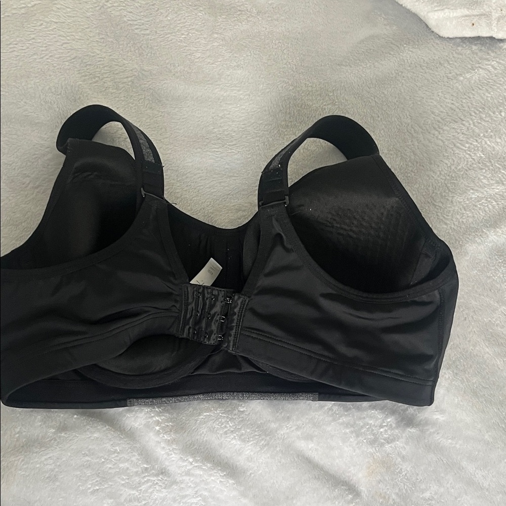 Livi Active Black and Gray Sports Bra - Picture 7 of 9